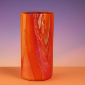 DECORATIVE CHALKED VASE