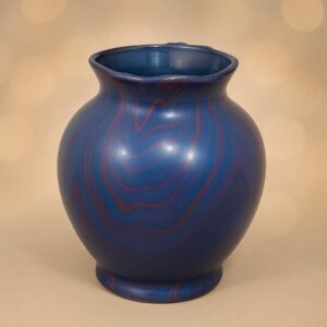 DECORATIVE BLUE/PURPLE/RED VASE