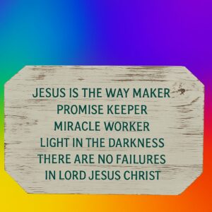 JESUS WOOD PLAQUE