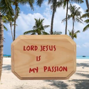 Jesus wood plaque