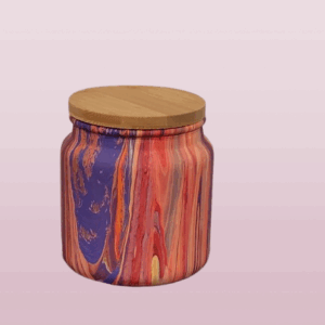 DECORATIVE CHALKED JAR